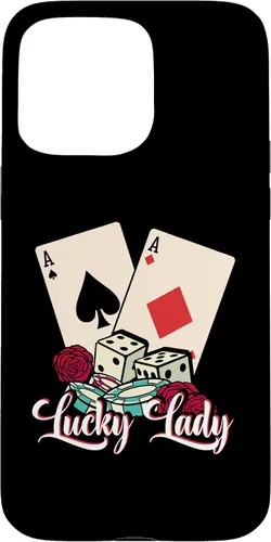 Vista 31 de Lucky Lady Poker Player Gambling Casino Gambler Case for iPhone 16