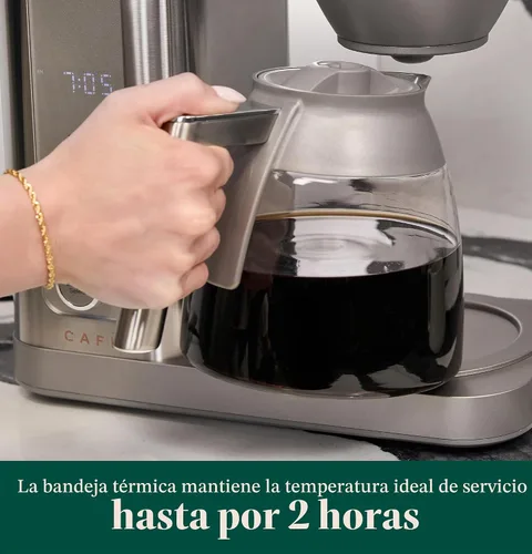 Vista 6 de Café Cafetera de goteo especial Jarra de vidrio de 10 tazas, caliente o Acero inoxidable