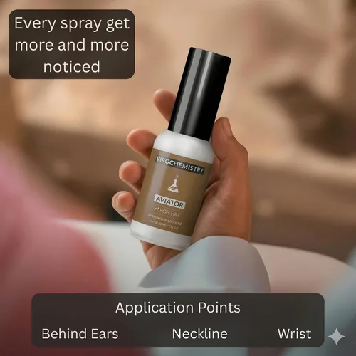 Vista 5 de Feromonas para atraer mujeres y hombres (Aviator) – Exclusivo, fragancia orgánica ultra fuerte, espray de colonia corporal – 1 onza líquida