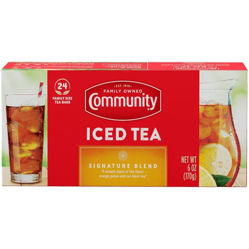 Vista 6 de Community Coffee - Té negro cortado Orange Pekoe, 100 bolsas de té de tamaño individual (Paquete de 1)