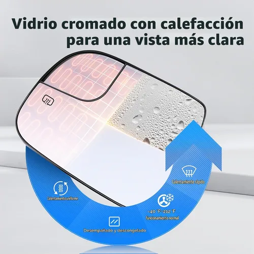 Vista 5 de SNEMEEY Compatible con espejo lateral del conductor Toyota Sienna 2014 2015 2016 2017 2018 2019 2020, reemplazo de espejo de visión lateral