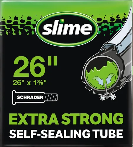 Vista 25 de Slime 30051 Tubo interior de bicicleta con sellador de pinchazos Slime extra fuerte, autosellante, evita y repara, válvula Schrader, 16 pulgadas x
