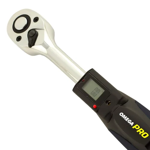 Vista 2 de Omega Pro 83017 Llave de trinquete digital dinamométrica de 1/2 pulgada, rango de 14.8-73.8 libras (libras) / 20-100 Nm (Newton metros)