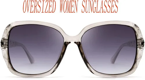 Vista 9 de FEISEDY - gafas de sol polarizadas para mujer, marco compuesto brillante B2289