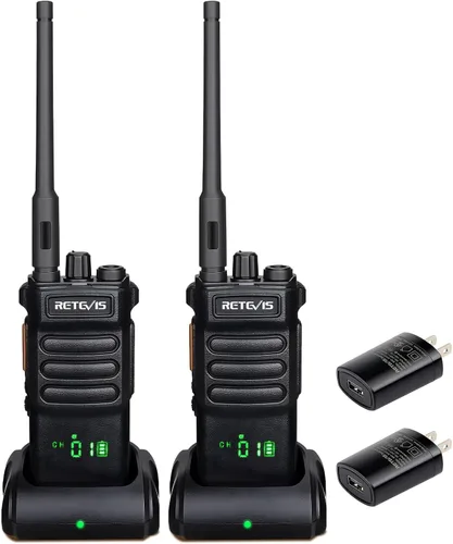 Vista 11 de Retevis RT86S (2ª generación RT86) Radio bidireccional de largo alcance, radio de emergencia, Walkie Talkie NOAA, alta potencia, radio GMRS duradera