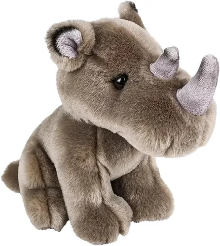 Vista 3 de Rhode Island Novelty Peluche de rinoceronte de 7 pulgadas