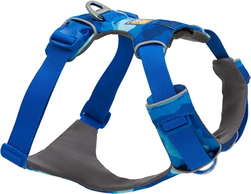 Vista 14 de Ruffwear, Front Range - Arnés reflectante para perro, suave y acolchado, de uso diario, con doble clip para correa, ajustable, ligero, para caminar