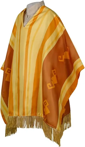 Vista 2 de Disfraz de Camilo, poncho de Camilo, bata de capa, abrigo Madrigal, camisa y uniforme para niños