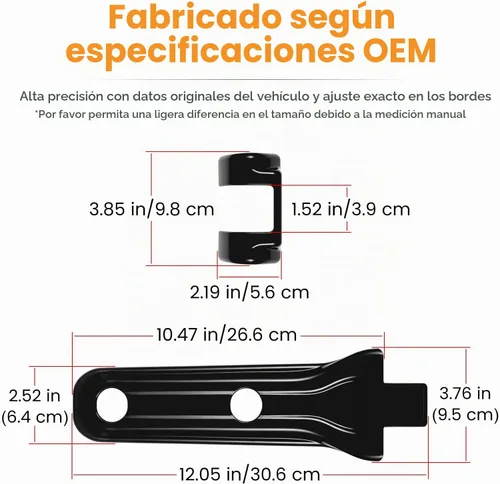 Vista 7 de Cubierta de bisagra para compuerta trasera de Jeep Wrangler JL JLU, accesorios de decoración exterior - 2018-2024, 2 puertas y 4 puertas, cubierta