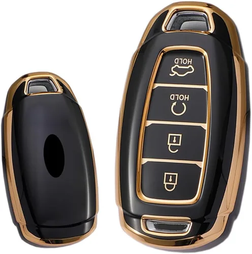 Vista 7 de ontto Funda protectora inteligente para llave de coche de 4 botones para Hyundai