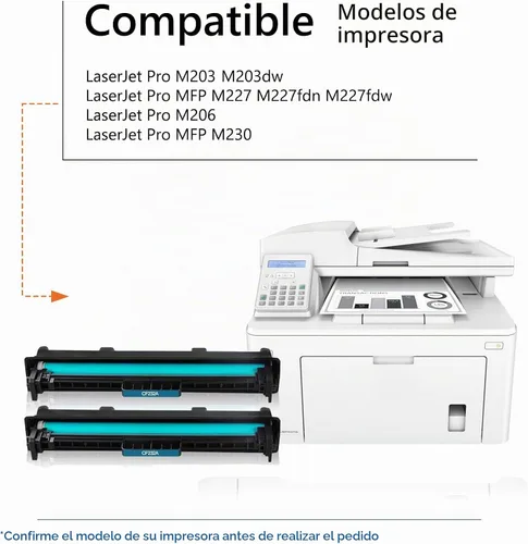 Vista 2 de Reemplazo de unidad de tambor Nana compatible para HP 32A (negro, paquete de 2)