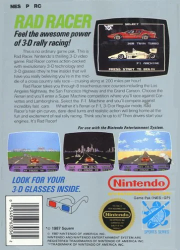 Vista 2 de Rad Racer