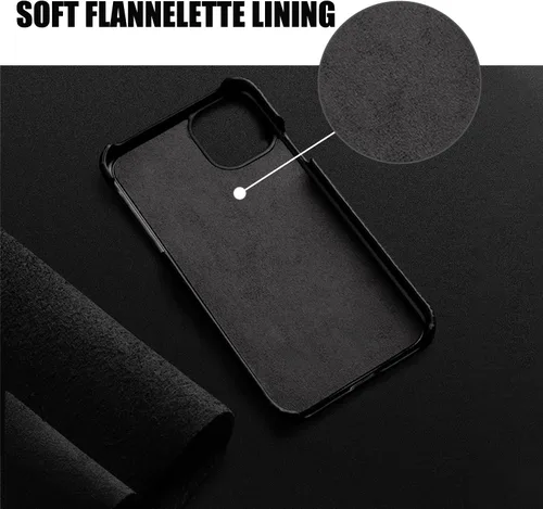 Vista 5 de Funda de cuero para iPhone 13 Pro, diseño clásico retro, suave TPU delgado, a prueba de golpes, funda de cuero de diseñador para iPhone 13 Pro, moda