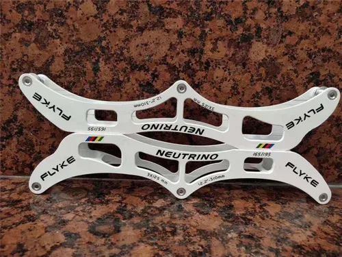 Vista 5 de NC Speed - Marcos para patines en línea, 3 ruedas de 100/110/4.921 in, 4 patines de aluminio profesionales de 90/100/4.331 in Negro 0.118 x 3.937 in