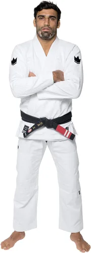 Vista 3 de KINGZ The One Brazilian Jiu Jitsu Gi - Kimono BJJ ligero y duradero para hombre - IBJJF Legal - 400gsm Pearl Weave Pro Training