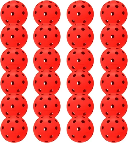 Vista 25 de Paquete de 6 pelotas de pickleball deportivas para exteriores - 40 pelotas de pickleball - Bolas de pickleball de EE. UU. aprobadas por USAPA