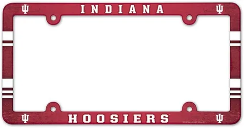 Vista 24 de NCAA Placa de vehículo con marco a todo