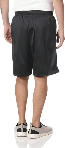 Vista 3 de Champion - Pantalones cortos de malla para hombre con bolsillos