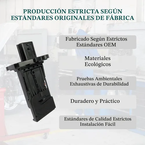 Vista 7 de 22680-3VA0A Sensor de flujo de aire masivo MAF para Nissan Altima 2015-2018, Maxima 2016 2015-2018 Murano, Pathfinder 2016, Quest 3.5L V6 Gas