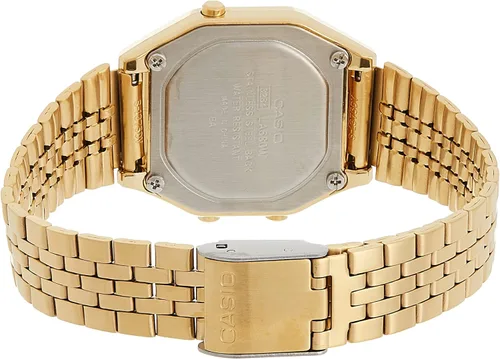 Vista 2 de Casio Reloj retro digital de tamaño medio para mujer LA-680WGA-1DF Oro Digital