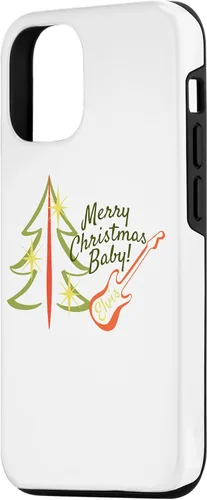 Vista 2 de iPhone 14 Elvis Presley Oficial Feliz Navidad Baby! Funda Elvis