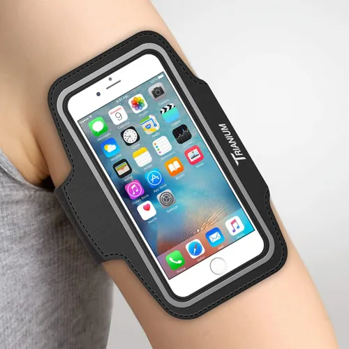 Vista 6 de Trianium Brazalete para teléfono grande: iPhone Xs Max XR iPhone X 8 7 6s Plus, LG G7 G6, Galaxy s9 s8, Note 9 8
