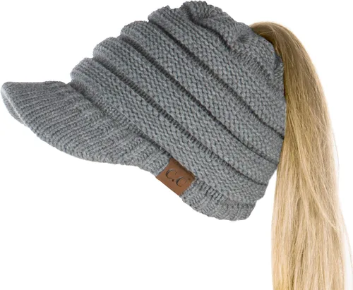 Vista 63 de Funky Junque - Gorro para mujer con ranura para cola de caballo