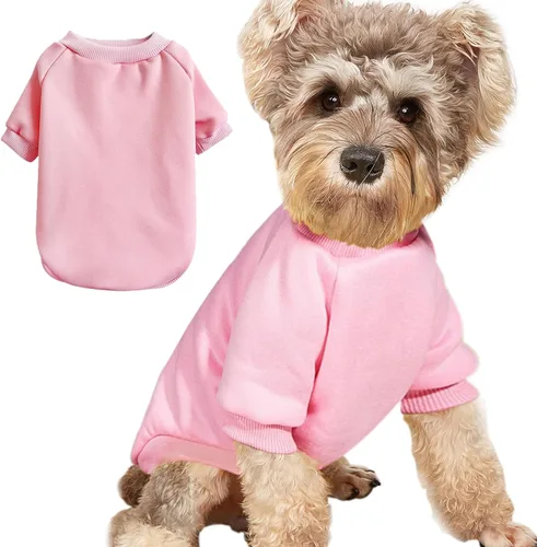 Vista 13 de Suéter para cachorros para perros pequeños, ropa cálida de invierno para gatos, sudadera para mascotas, ropa de punto, ropa de perro y gatito Negro