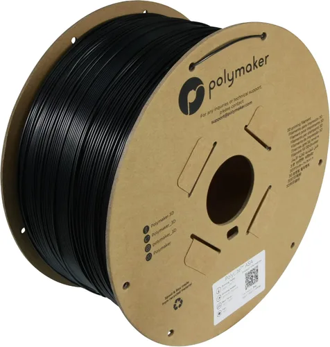 Vista 18 de Polymaker Filamento ASA de 0.07 in, negro, 2.2 lbs, resistente a los rayos 4.370 – 0.07 in negro (código hexagonal: #17161a)