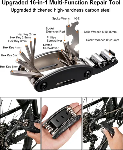 Vista 2 de NDakter Bolsa de almacenamiento para cuadro de bicicleta, bolsa triangular impermeable de 2L para bicicletas, paquete de ciclismo para teléfono
