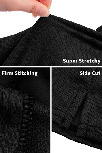 Vista 4 de Resinta Paquete de 4 pantalones cortos deportivos de malla para niñas, pantalones cortos deportivos de verano para niñas, pantalones cortos