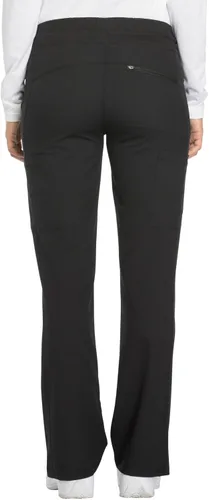 Vista 2 de Dickies - Pantalones Dynamix de uniforme médico para mujer, tiro medio, pierna recta, con cordón ajustable, DK130