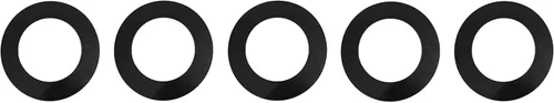 Vista 12 de Anillos de plástico de 10 pulgadas, anillo de luz empotrado para luces de lata, accesorio de iluminación multicolor en blanco o negro