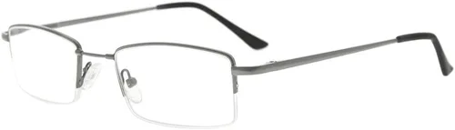 Vista 8 de Eyekepper Anteojos de lectura con bisagras de resorte con puente de titanio de memoria flexible para hombres y mujeres (negro, +0.50)