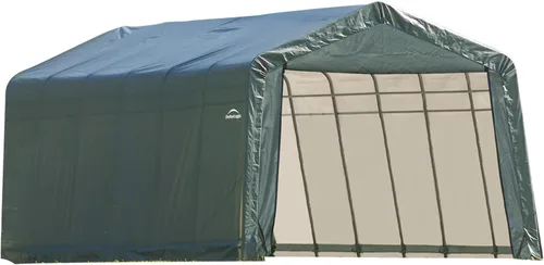 Vista 13 de 73432 carpa con estilo en punta ShelterLogic en gris, 12' x 20' x 10', Verde