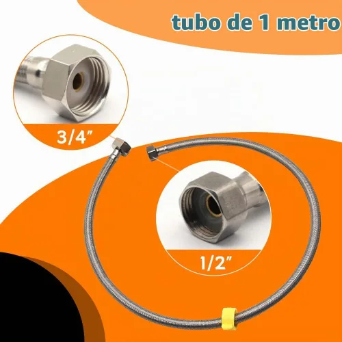 Vista 4 de Bebedero automático de acero inoxidable 304 con válvula de flotador y manguera de agua de 3/4 pulgadas – Cuenco autolenado para perro, gato, pollo