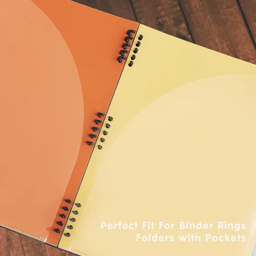 Vista 3 de Edufun Carpeta de archivos expandible de 12 bolsillos con páginas extraíbles, 6 pestañas numeradas, colorido organizador A4 para oficina y escuela