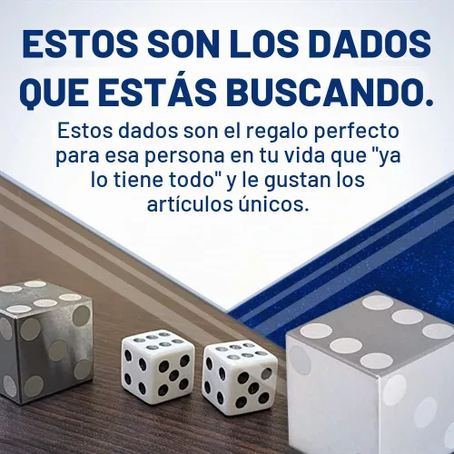 Vista 7 de Dados de tungsteno - 1.0" cada uno Paquete de 2