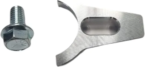 Vista 4 de Abrazadera de sujeción de distribuidor de aluminio billet SBC BBC V8 V6 SB BB HEI compatible con motores Chevy de bloque pequeño y grande