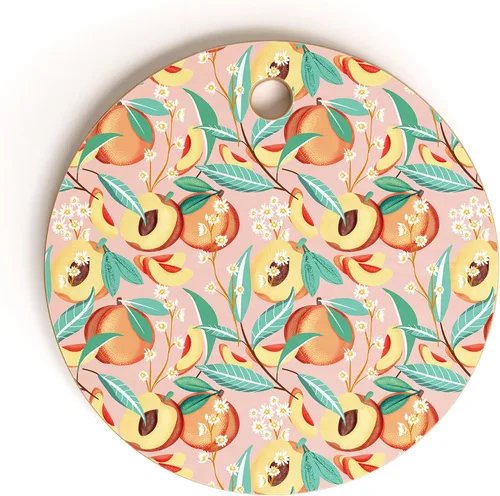 Vista 31 de Society6 Tabla de cortar de bambú 83 naranjas botánicas Boho Art Decoración de cocina Tabla de servir segura para alimentos, alia, 11.5 pulgadas