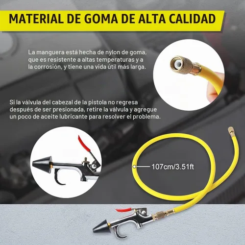 Vista 5 de Kit de Descarga de Aire Acondicionado CMTOOL, Herramienta de Descarga Automotriz y para el Hogar, Botella de Acero Inoxidable Espesado, Juego