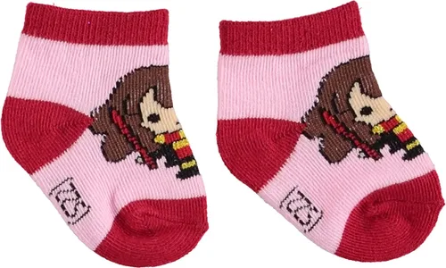 Vista 3 de Harry Potter Conjunto de regalo de mameluco, gorra anudada y calcetines para bebé niña