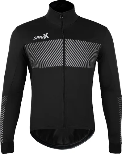 Vista 2 de Sparx - Chaqueta térmica de invierno para hombre, resistente al viento, para ciclismo