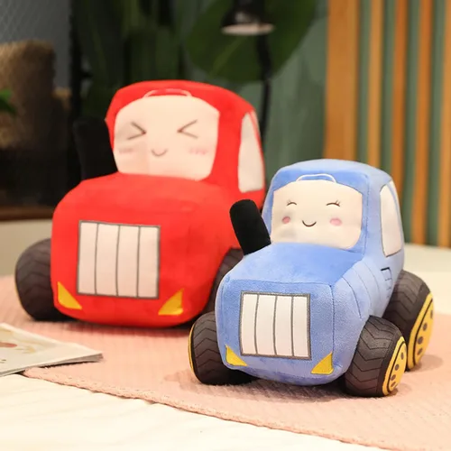 Vista 5 de Almohada de tractor 3D HuggingTractor de peluche para tractor, juguetes de animales de peluche, almohada de tractor, cojín de sofá, regalo