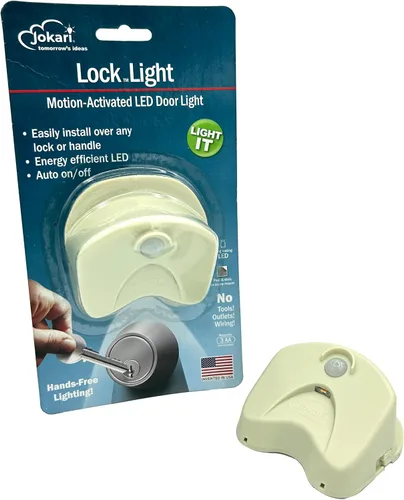 Vista 3 de Jokari Luz de bloqueo fácil de instalar iluminador de cerrojo activado por movimiento para una entrada nocturna sin esfuerzo. LED brillante