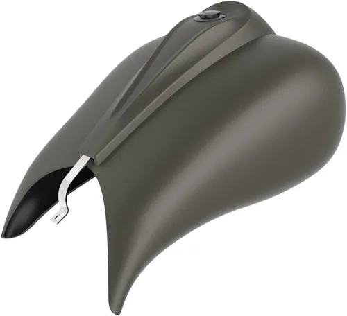 Vista 75 de Cubiertas de tanque estiradas con consola de tablero y tapa de tanque de combustible, cubiertas de combustible de galón para Harley Touring Whisky