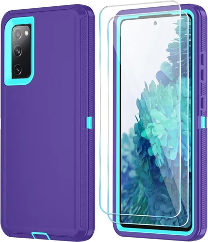 Vista 27 de ONOLA Funda para teléfono Samsung Galaxy S24 FE con protector de pantalla HD, funda para teléfono de servicio pesado resistente a golpes y caídas