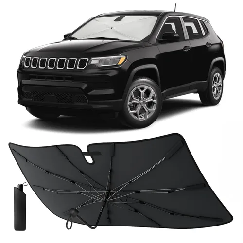 Vista 56 de EcoNour Parasol plegable para parabrisas de Mazda 3 2014-2016 2017 2018, parasol para ventana delantera de automóvil, protección UV, bloqueador