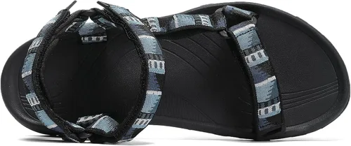 Vista 4 de Sandalias deportivas para hombre, sandalias de senderismo de espuma EVA, suela intermedia para exteriores, con soporte de arco, zapatos de agua