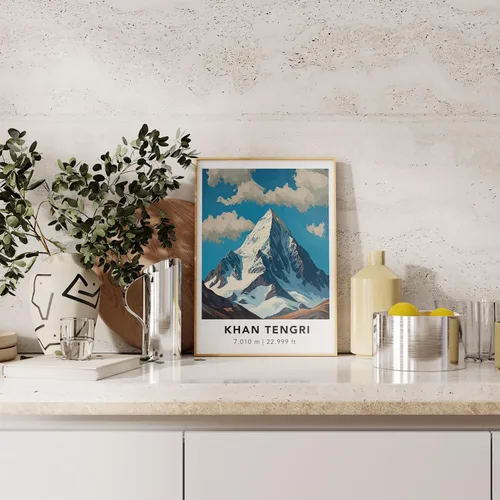 Vista 4 de Póster impreso Khan Tengri